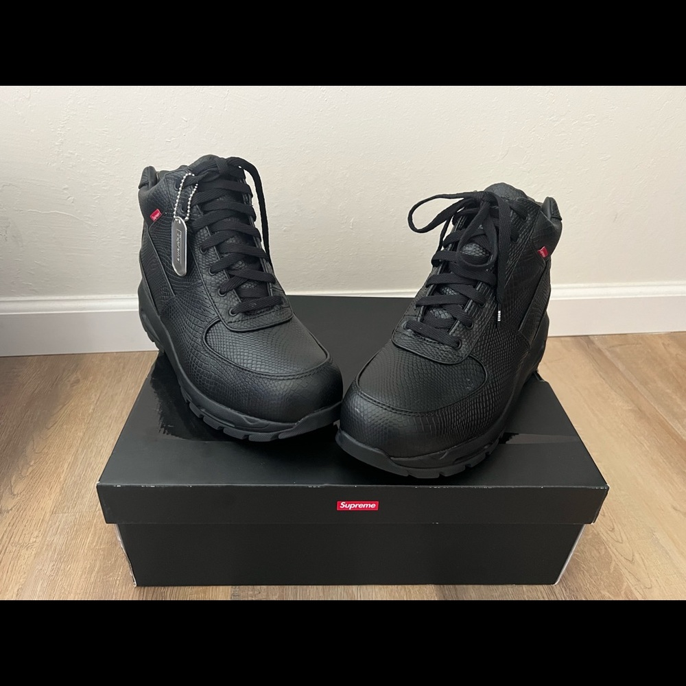 Supreme X Air Max Goadome 'Black Snakeskin'